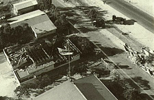 Regierungspartei Namibias verbiegt Landesgeschichte nach Belieben. Bild: Bombenanschlag in Oshakati (1988, 28 Tote)