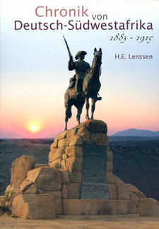 Einband der 'Chronik von Deutsch-Südwestafrika 1893-1915', von H. E. Lenssen. 9. Auflage, Windhoek, Namibia 2008. ISBN: 99916-40-56-8 Namibia; ISBN: 9783936858259 Deutschland