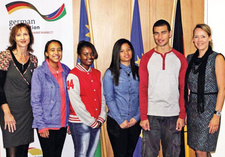 Deutsch-Schüler aus Namibia 2014 nach Deutschland eingeladen.
