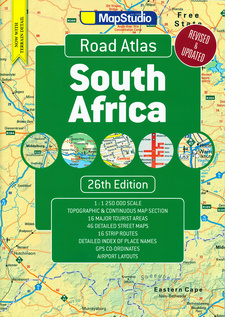 South Africa Road Atlas by MapStudio 26th edition 2017 ISBN 9781770269118/ ISBN 978-1-77026-911-8