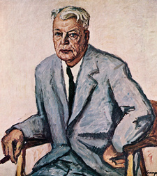 Erich Lübbert: Porträtiert von Fritz Krampe (1962).
