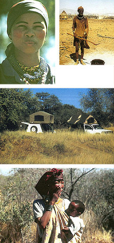 Bildauszug aus 'Afrikanisches Reisetagebuch: Mit dem Geländewagen durch Namibia und Botswana' (Marion Schifferdecker).