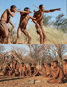 Buschleute in Namibia: Vortrag von Carsten Möhle.