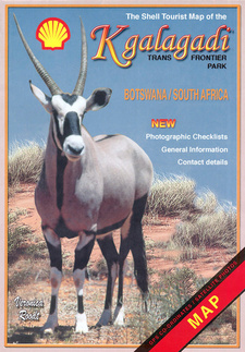 The Shell Tourist Map of Kgalagadi Transfrontier Park, edition 2007, by Veronica Roodt. ISBN 991204652 / ISBN 99912-0-465-2