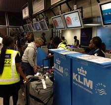 Air Namibia in illegale Einreise von Angolanern in Deutschland verwickelt. Foto: Hosea Kutako Airport (Windhoek)