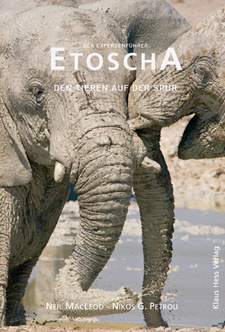 Der Expertenführer Etoscha, von Neil MacLeod und Nikos G. Petrou. Erste Auflage von 2012.