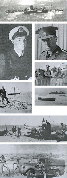 Excerpt of images from: Skeleton Coast. The dramatic rescue operation of the Dunedin Star (Reprint 1985), by John H. Marsh. Marshes Books. Johannesburg, South Africa 1985.