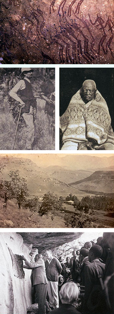 Pictures from the book Tracks in a Mountain Range. Exploring the History of the uKhahlamba-Drakensberg (ISBN 9781868144099 / ISBN 978-1-86814-409-9)