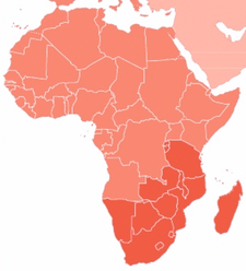 Activity Atlas Southern Africa (MapStudio). Coverage:  South Africa, Lesotho, Swaziland, Namibia, Botswana, Zimbabwe, Mozambique, Zambia, Tanzania, Kenya, Uganda, Rwanda, Burundi, Madagascar, the Indian Ocean Islands and Malawi.