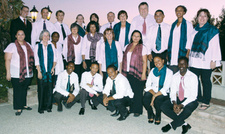 Namibia-Chor Harmony Corali tritt in der Christuskirche in Windhoek auf.