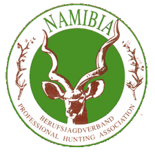 Trophäenjagd, Naturschutz und Verbandsarbeit in Namibia.  Logo: Namibia Professional Hunting Association (NAPHA)