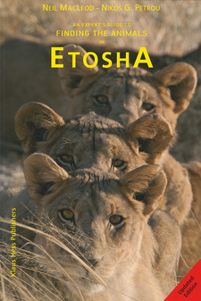 An Expert's Guide to Finding the Animals in Etosha, by Neil MacLeod and Nikos G. Petrou. Klaus Hess Publishing, 2nd edition. Göttingen, Germany / Windhoek, Namibia 2019. ISBN 9783933117854 / ISBN 978-3-933117-85-4 (Europe) / ISBN 9789991657370 / ISBN 978-99916-57-37-0 (Namibia)