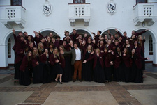 NWU-Puk Choir des Potchefstroom Campus der südafrikanischen North-West University besucht Namibia und singt in Swakopmund und Walvis Bay.