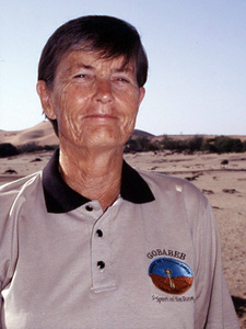Prof. Dr. Mary Kathryn Seely ist eine amerikanische Biologin, Autorin und ehemalige Leiterin von Gobabeb in Namibia.