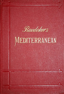 Eine Reiseführer-Ausgabe des Karl Baedeker Verlag im Stil des 19. Jahrhunderts