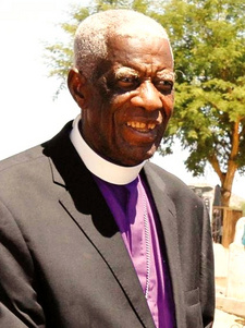 Azaria Cleophas Kamburona (1931-2014) war ein namibischer Kirchenführer und Bischof der Oruuano Protestant Unity Church Namibia.