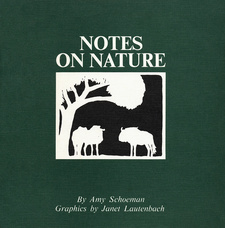 Notes on Nature, by Amy Schoeman. Department of Agriculture and NAture Conservation, SWA. Windhoek, South West Africa 1982. ISBN 0620065834 / ISBN 0-620-06583-4