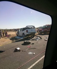 Neun Tote bei zwei furchtbaren Verkehrsunfällen in Namibia.