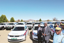 Namibia: 800 Neufahrzeuge für Polizei. Foto: Tanja Bause