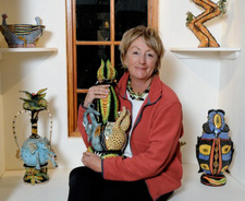 Fée Halsted ist die Gründerin der Keramik-Manufaktur Ardmore in KwaZulu Natal.