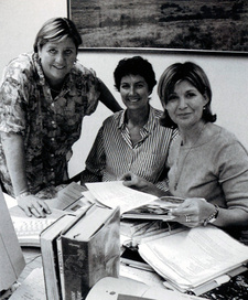 Albé Neethling, Lynne Minnaar und Annatjie Reynolds sind südafrikanische Kochbuchautorinnen. (v.l.n.r)