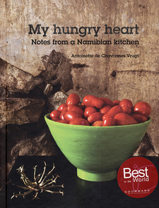 My Hungry Heart. Notes from a Namibian kitchen, by Antoinette de Chavonnes Vrugt. Venture Publication. Windhoek, Namibia 2009. ISBN 978991685236 / ISBN 978-9916-852-3-6