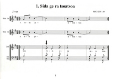 Example given from 24 Khoekhoegowab (Damara/Nama) Concert Songs.