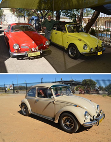 Jochen Roth, Oldtimersammler in Namibia, besitzt über ein Dutzend historische Fahrzeuge.