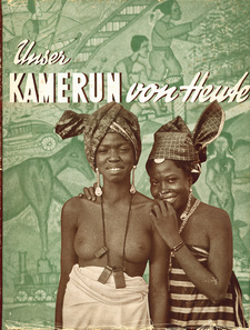 Unser Kamerun von heute (Autorin: Eva MacLean, 1940) Ansicht des seltenen Original-Schutzumschlages.