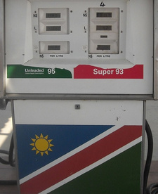 Treibstoffpreise in Namibia auf Zweijahrestief.
