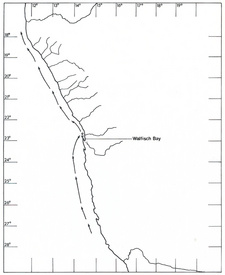 Track of HMS Sparrow, 1891, on a voyage from Simon's Bay to Mossamed touching at Saldanha Bay and Walfisch Bay, South West Africa, then on to St Helena Island.