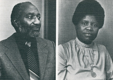 Das Ehepaar Erastus Ndeulimane Shamena (1933-2020) und Nahambo Magdalena Shamena (1934-1997) aus Namibia.