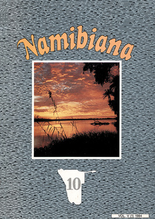 Namibiana Vol. V (1) 1984, S.W.A. Wissenschaftliche Gesellschaft. Windhoek, Südwestafrika. ISBN 094995304 / ISBN 0-94995-30-4