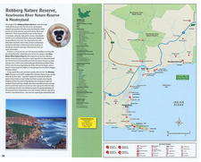 Detail: Robberg Nature Reserve, in: Wildlife Southern Africa: National Parks and Reserves (Marielle Renssen; Mapstudio) ISBN 9781770263574 / ISBN 978-1-77026-357-4