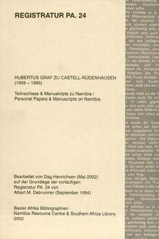 Hubertus Graf zu Castell-Rüdenhausen 1909–1995, von Dag Henrichsen.
