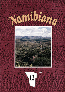 Namibiana, Nr. 12 (1993), von Wolfgang Reith, Antje Otto-Reiner, Gustav Wackwitz, Amy Schoeman, Herbert Halenke und Werner Andreas Wienecke. Namibia Wissenschaftliche Gesellschaft. Windhoek, Namibia 1993