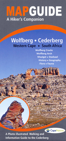 Map Guide Wolfberg-Cederberg, Western Cape of South Africa, by Tony Lourens. ISBN 9780987040312 / ISBN 978-0-9870403-1-2